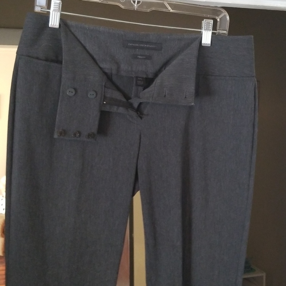 Gray slacks